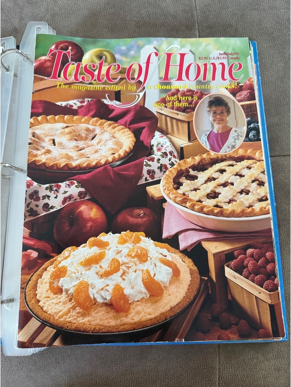 Disney Mickey Mouse Recipe Binder w/ Taste of Home Magazines 1994-1997